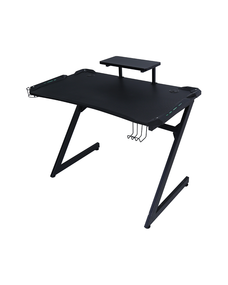 Gaming Desks PC Computer Table Z-Shaped Leg with Monitor Stand Suppliers